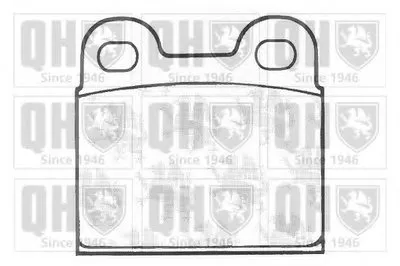 Комплект тормозных колодок, дисковый тормоз QUINTON HAZELL купить