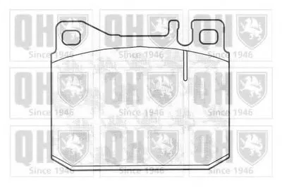 Комплект тормозных колодок, дисковый тормоз QUINTON HAZELL купить
