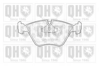 Комплект тормозных колодок, дисковый тормоз QUINTON HAZELL купить