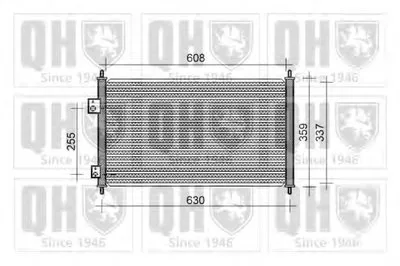 Конденсатор, кондиционер QUINTON HAZELL купить
