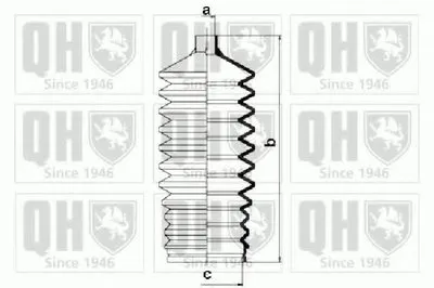 Комплект пылника, рулевое управление QUINTON HAZELL купить