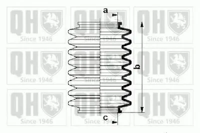 Комплект пылника, рулевое управление QUINTON HAZELL купить