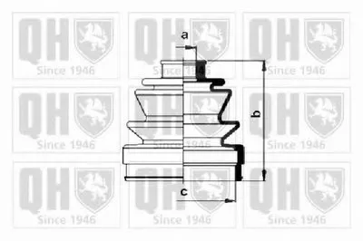 Комплект пылника, приводной вал QUINTON HAZELL купить