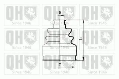Комплект пылника, приводной вал QUINTON HAZELL купить