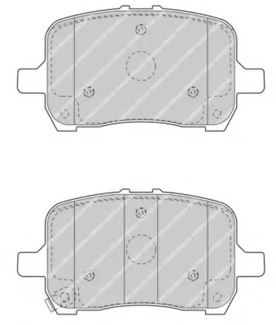 Комплект тормозных колодок, дисковый тормоз PREMIER FERODO купить