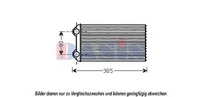 Теплообменник, отопление салона AKS DASIS купить