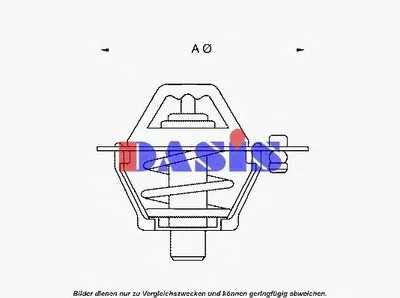 Термостат, охлаждающая жидкость AKS DASIS купить