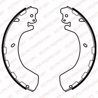 Комплект тормозных колодок DELPHI купить