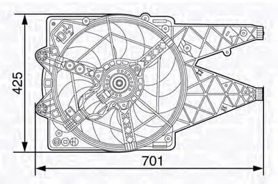 Вентиляция салона MAGNETI MARELLI купить