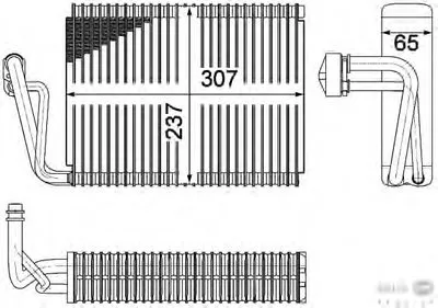 Испаритель, кондиционер BEHR HELLA SERVICE купить