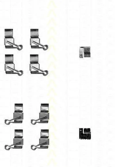 Комплектующие, колодки дискового тормоза TRISCAN купить