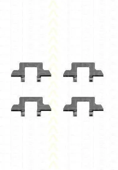 Комплектующие, колодки дискового тормоза TRISCAN купить