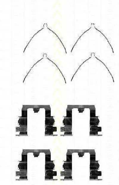 Комплектующие, колодки дискового тормоза TRISCAN купить