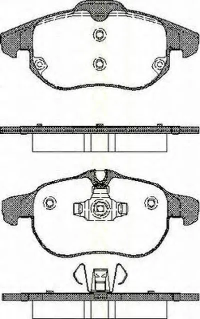 Комплект тормозных колодок, дисковый тормоз TRISCAN купить