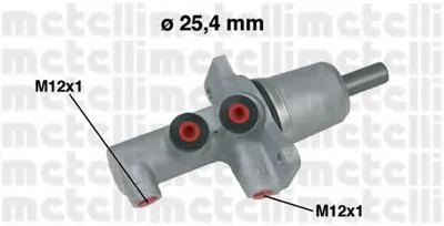 целиндер ручного тормоза METELLI купить