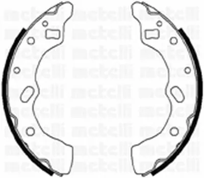 Комплект тормозных колодок METELLI купить