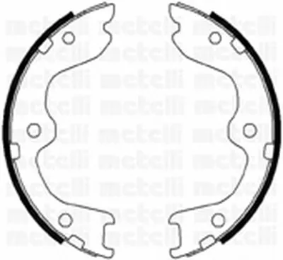 Комплект тормозных колодок, стояночная тормозная система METELLI купить