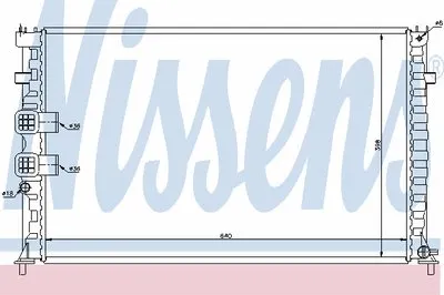 Радиатор, охлаждение двигателя NISSENS купить