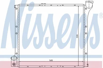 Радиатор, охлаждение двигателя NISSENS купить