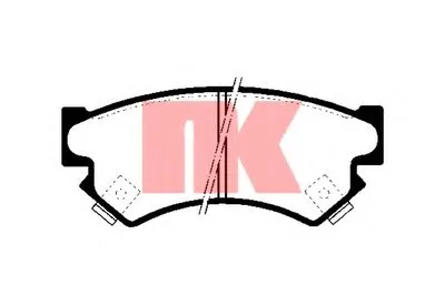Комплект тормозных колодок, дисковый тормоз NK купить