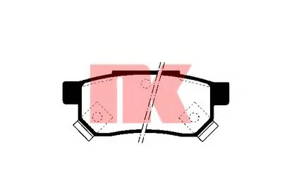 Комплект тормозных колодок, дисковый тормоз NK купить