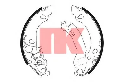 Комплект тормозных колодок NK купить