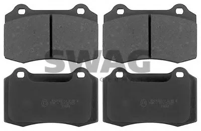 Комплект тормозных колодок, дисковый тормоз SWAG купить