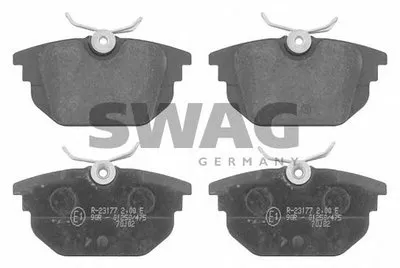Комплект тормозных колодок, дисковый тормоз SWAG купить