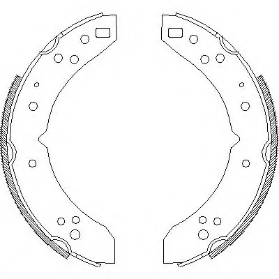 Комплект тормозных колодок REMSA купить