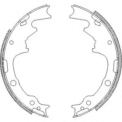Комплект тормозных колодок REMSA купить