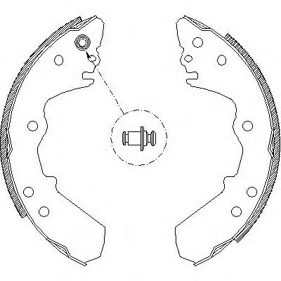 Комплект тормозных колодок REMSA купить