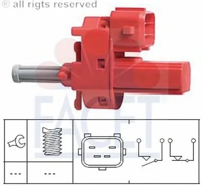 Выключатель, привод сцепления (Tempomat) FACET купить