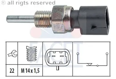Выключатель, фара заднего хода FACET купить