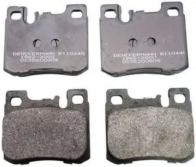 Комплект тормозных колодок, дисковый тормоз DENCKERMANN купить
