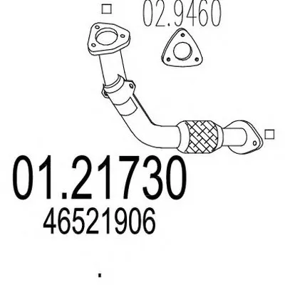 Труба выхлопного газа MTS купить