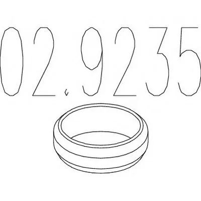 Уплотнительное кольцо, труба выхлопного газа MTS купить