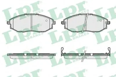 Комплект тормозных колодок, дисковый тормоз LPR купить