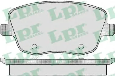 Комплект тормозных колодок, дисковый тормоз LPR купить