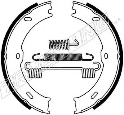 Комплект тормозных колодок, стояночная тормозная система TRUSTING купить