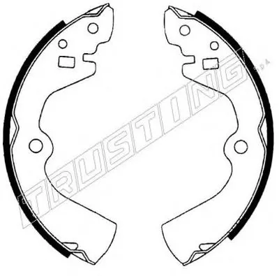 Комплект тормозных колодок TRUSTING купить