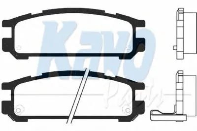 Комплект тормозных колодок, дисковый тормоз MK KASHIYAMA KAVO PARTS купить
