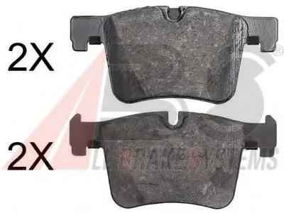 Комплект тормозных колодок, дисковый тормоз A.B.S. купить