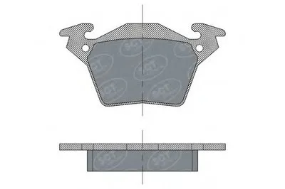 Комплект тормозных колодок, дисковый тормоз SCT Germany купить