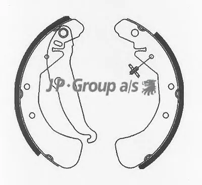 Комплект тормозных колодок QH JP GROUP купить