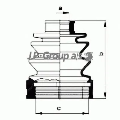 Комплект пылника, приводной вал QH JP GROUP купить
