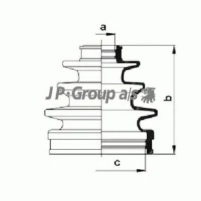 Комплект пылника, приводной вал QH JP GROUP купить