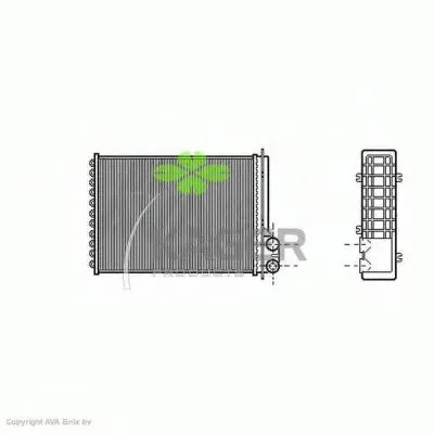 Теплообменник, отопление салона KAGER купить