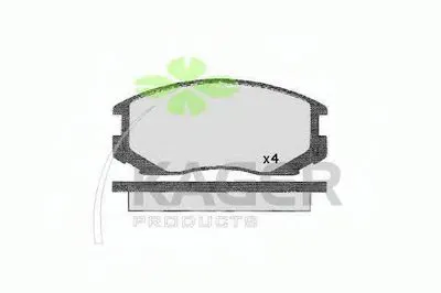 Комплект тормозных колодок, дисковый тормоз KAGER купить