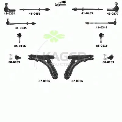 Подвеска колеса KAGER купить