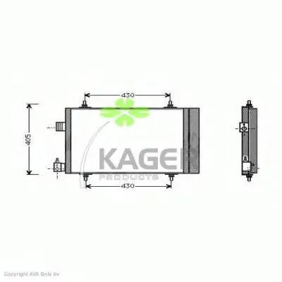 Конденсатор, кондиционер KAGER купить